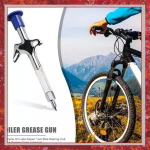 자전거구리스 윤활유 자전거 알루미늄 그리스 건 합금 M 베어링 허브 주사기 오일 사이클링 액세서리