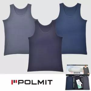 (폴밋)모던한 컬러 남성 런닝 빅사이즈 3매입