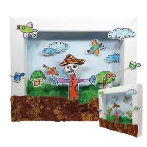 글로벌이지 허수아비 입체 액자 만들기 세트 키트 재료(10인용)