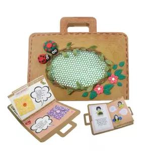 글로벌이지 가방 모양 북아트 만들기 세트 키트 재료(10인용)