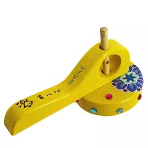 글로벌이지 칼라 원목 줄팽이 만들기 5인용(노랑)