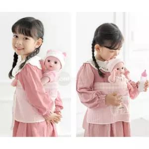 엄마놀이 아기끈 포대기 인형돌보기 아기인형용 역할놀이 교구 조카선물