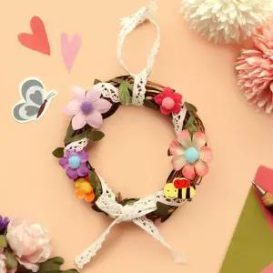 아트박스/도토리클래스 미니 플라워 리스 5set