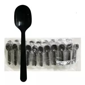 [요리를그리다]디저트 빙수 스푼 개별포장 블랙 300개