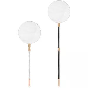 2단 스텐 곤충채집 잠자리채 숲체험 포충망 매미채 캠핑놀이