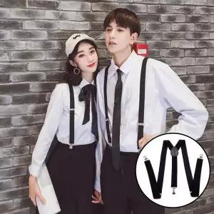 남자 WOP584P5 웨딩 스튜디오 촬영 멜빵 서스펜더 고정 집게