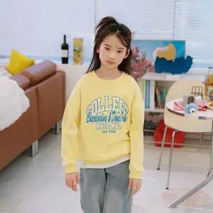 [체리블랑] 체리블랑 컬리지맨투맨 키즈,주니어