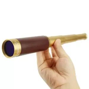 여행용 해적 망원경 커피색 25x30 미니 장난감 만화경 천체망원경만들기 25x50 금