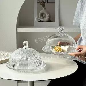 유리돔 케익 케이스 원형 돔 유리 디저트 보관함