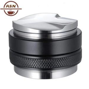 커피 프레스 디스트리뷰터 및 탬퍼 듀얼 헤드 레벨러 54mm Breville 포타필터 깊이 조절 가능