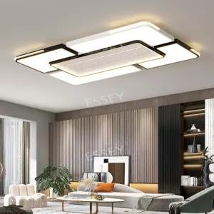 거실 조명 사각 램프 천장 LED 실링팬