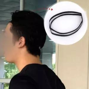 [셀러에이드]슬림 라인 두줄 스포츠 헤어밴드 블랙 컬러 러닝용