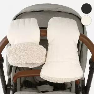 유모차 겨울 방한 손잡이 보온 커버 양손 핸들 보호 덮개 야외 외출용 아기 유아