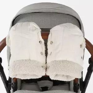 유모차 손잡이 겨울 보온 커버 버튼 탈부착 방한 핸들 보호 덮개 외출용 아기