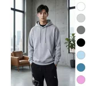 [라일리의류] Rly 유니바운드 후드티 오버핏 커플티 단체복 루즈핏