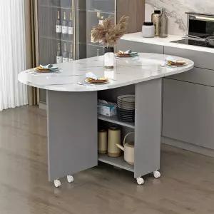 이동형 주방 테이블  접이식 조리대 홈바 식탁 호텔 탁자 식당 책상