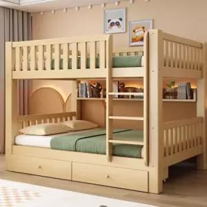 높고 침대 이층 표준 어머니 국가 직원 기숙사 프레임 사다리 책상 하단 다기능 상단