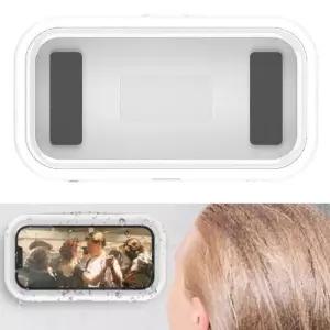 욕실 화장실 핸드폰 회전 벽면 무타공 방수 거치대