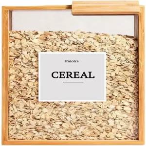 팬티용 프니오트라 시리얼 용기 보관 디스펜서 쌀 스낵 차 건식품 파스타용 라벨이 부착된 주방 조직