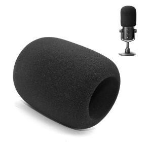 Razer Seiren X 핸디 레코더 윈드 실드 팝스 용 스크린 마이크 스폰지, 방풍 커버 폼 필터 1 개