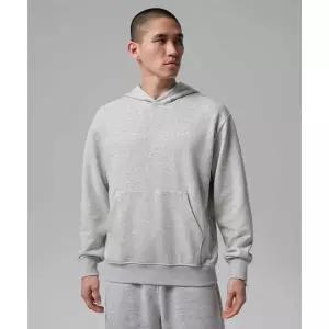 조던 브루클린 플리스 풀오버 후디 M - 그레이 헤더화이트 FV7283-050