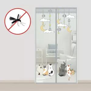 망 방충망 DIY 탈부착 방충망스티커 방충용품 현관문 출입문 찍찍이방충망