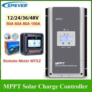 EPEVER 50A 60A 80A 100A MPPT 태양열 충전기 컨트롤러 12v 24v 36v 48v 자동 Tracer5420AN