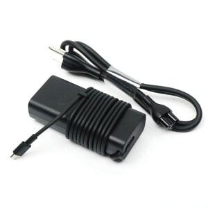 Dell 65W USB-C 노트북 충전기 위도 7400 7410 7420 7430 7440 7450 AC 어댑터 20V 3.25A 컴퓨터 코드 타입 C 블랙 HA65NM190