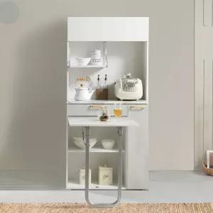 에이치앤비 렌지대 식탁 겸용 와이드 주방수납장 접이식세트