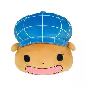 (브라운) 엉덩이탐정 얼굴 쿠션/캐릭터/가정용/봉제/큐션/귀여운/인형/사무실/선물용/소파/쇼파/예쁜/학생