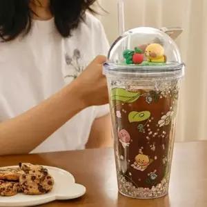 카카오프렌즈 돔형 콜드 피규어 텀블러 450ml