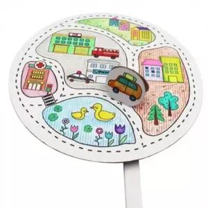 뚝딱 자석 실험 놀이 우리동네 10인 만들기 그림 그리기 체험 교구 재료