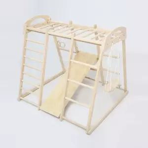 조합놀이대 원목 클라이밍 놀이방 체육 발달 간이