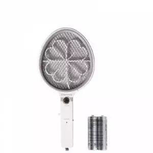 삼정 휴대용 야광 해충킬러 No.415763 190x480mm 화이트 전자 모기채 파리채