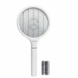 삼정 베스트 해충킬러 원형 22.5x46.5mm 화이트 전자 모기채 파리채