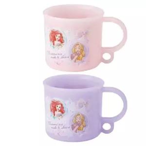 (200ml 2p세트) 프린세스 고리 핸들컵/캐릭터/양치컵/다용도컵/케릭터/물컵/손잡이/손잡이컵/신학기/아동