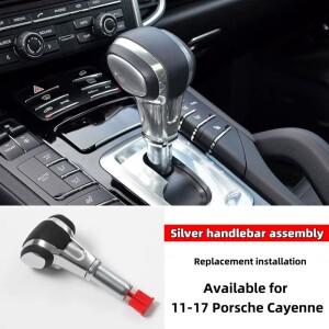 2011-2017 포르쉐 호환 카이엔 자동차 액세서리용 탄소 섬유 항공기 기어 핸들 기어박스 변속 노브 레버