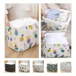 [골드스마일]패브릭 사계절 이불 보관 파우치 의류 정리 수납 다목적 가방