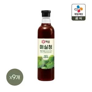 백설 매실청 1.025kg x9개