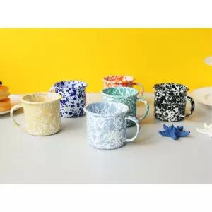 예쁜 감성 캠핑용 법랑 커피 머그 컵1p 등산용컵 나들이 백패킹 솔캠 물컵