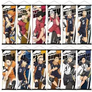 하이큐 피규어 굿즈 포스터 히나타 카게야마 쿠로오 보쿠토 벽장식 (2개 세트) HKU49 아카아시 케이지