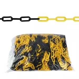 주차장 접근금지 플라스틱 노랑 체인 산업안전시설 통제줄 삼각콘 바리게이트 차단봉