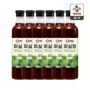 [CJ제일제당]백설 매실청 1.025kg x6개