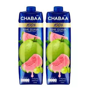 차바 핑크구아바 포도주스 1L 2개