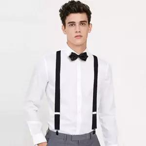 [콩심팥심]남녀공용 캐주얼 슈트 멜빵 웨딩용 서스펜더 벨트 스타일