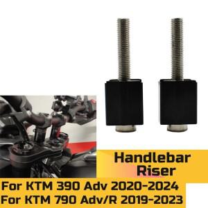 790ADV 390Adv 핸들 바 라이저 마운트 클램프 어댑터 KTM 790 890 390 ADV Adventure -2024 바이크 오토바