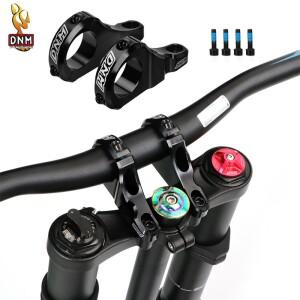 DNM 다이렉트 마운트 스템 31.8mm 풀 서스펜션 MTB 전기 바이크 오토바이 포크 듀얼 클램프 더블 핸들바
