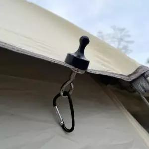 멀티 자석 카라비너 4P 캠핑 타프 텐트 고리 마그네틱