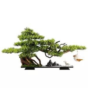 미니 분재 장식품 인테리어식물 거실 녹식대 소나무 모조