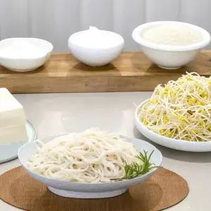 [신덕재명인]한둘 두부콩나물면 20인분 세트 (두부콩나물면20+비빔...